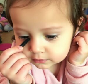 mascara on kids