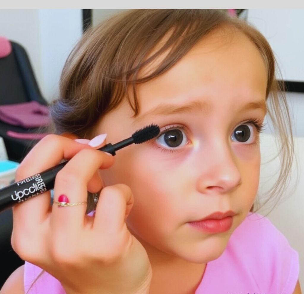 mascara on kids