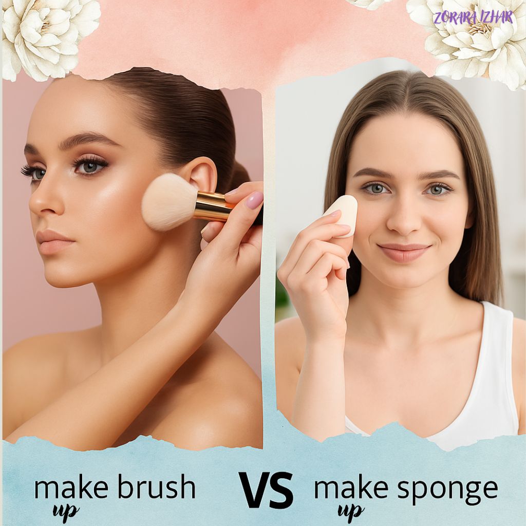 makeup brush vs makeup sponge